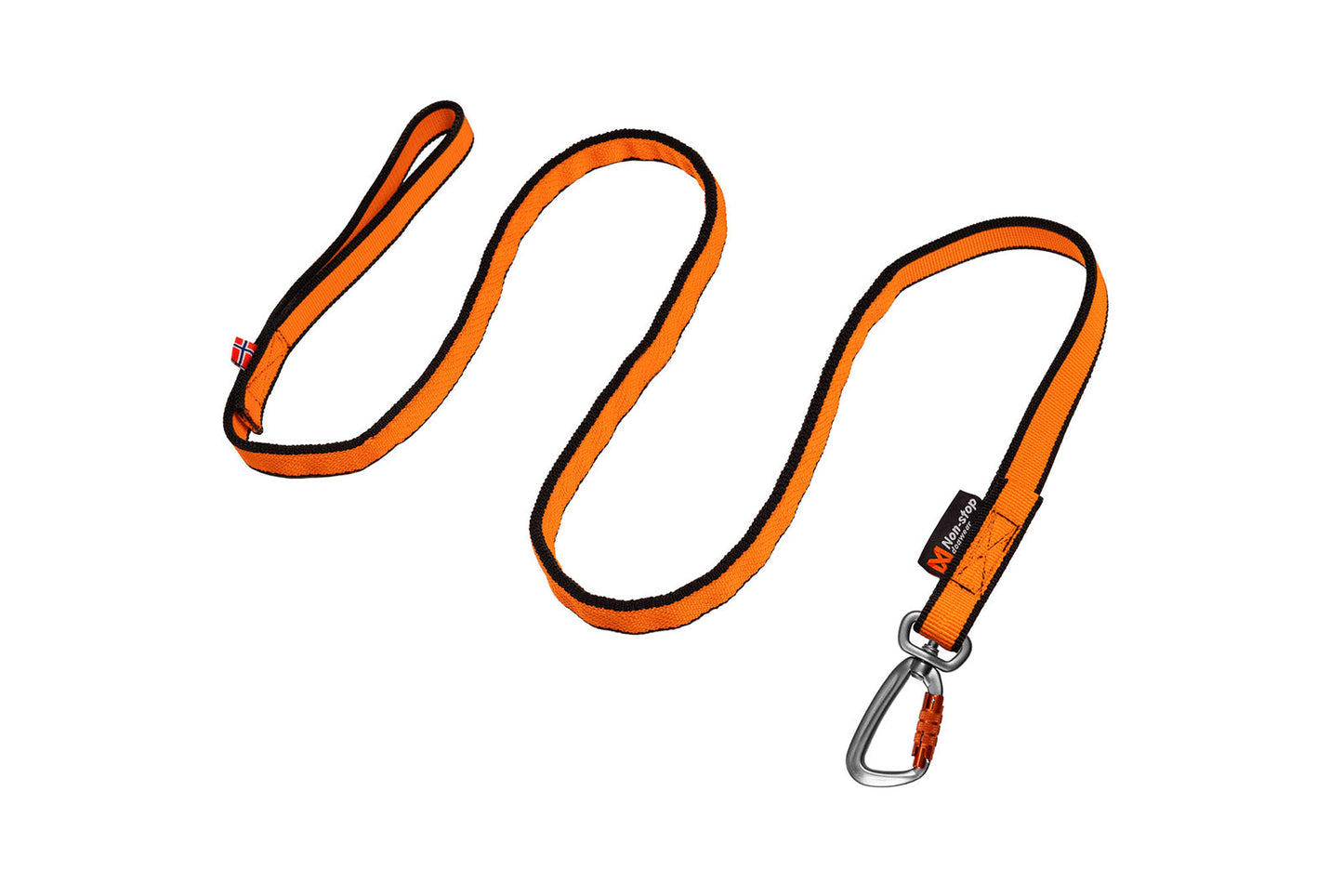 Correa de canicross bungee leash naranja