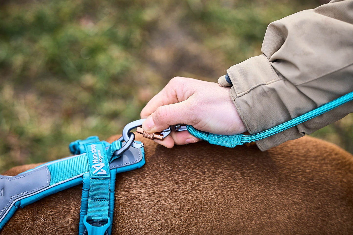 Non-stop dogwear Trekking rope leash – Correa redonda para perros