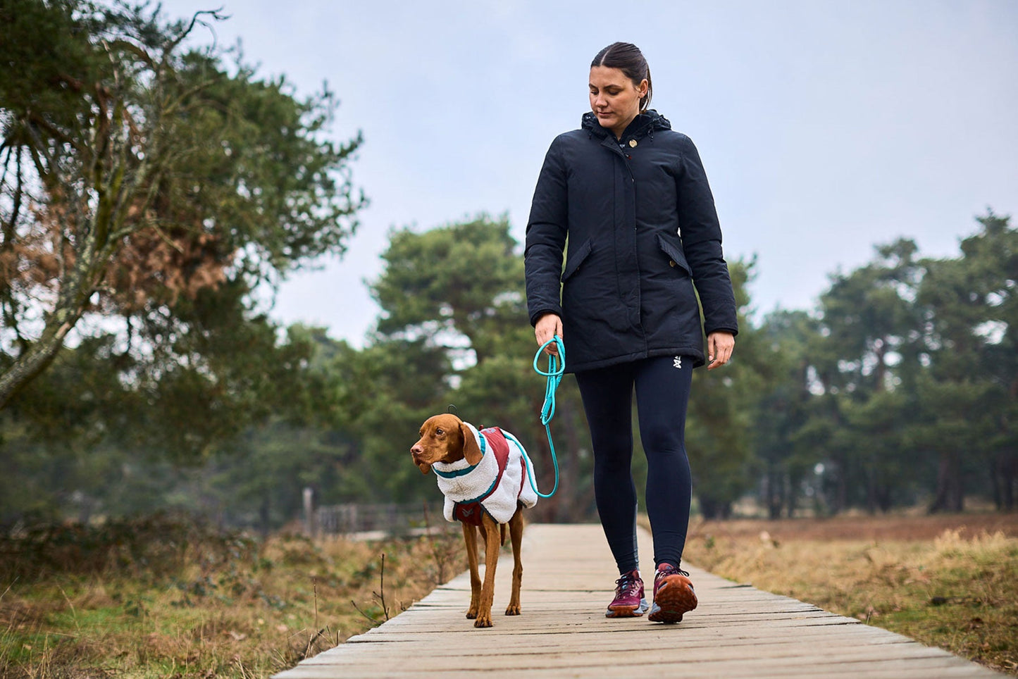 Non-stop dogwear Trekking rope leash – Correa redonda para perros