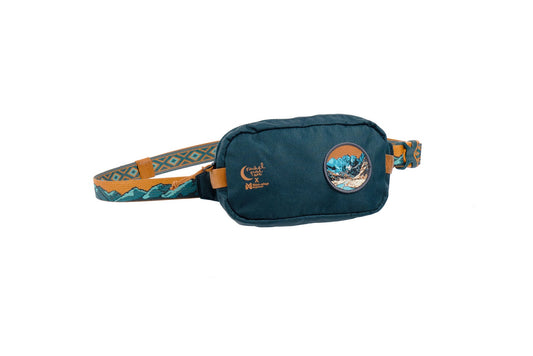 Trail quest fanny pack Non-stop dogwear oak/teal