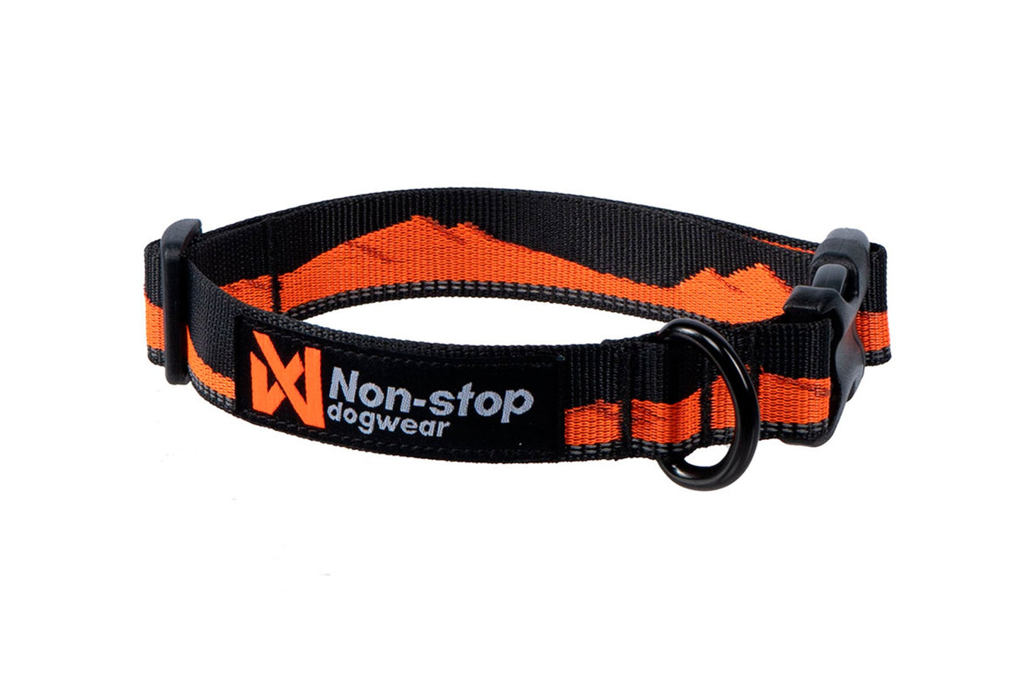 Trail quest collar Non-stop dogwear naranja/negro