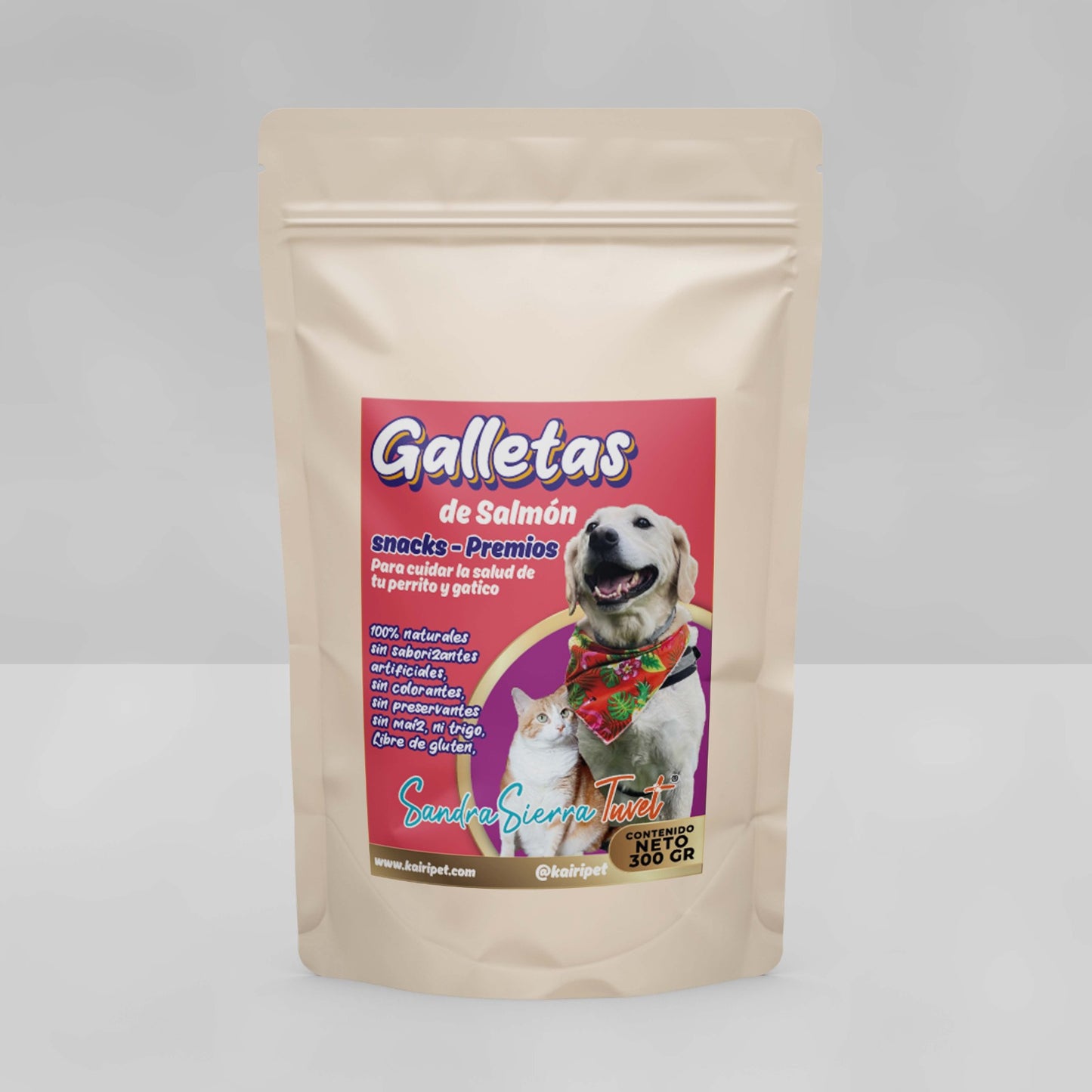 GALLETAS PARA PERRO/GATO DE SALMÓN