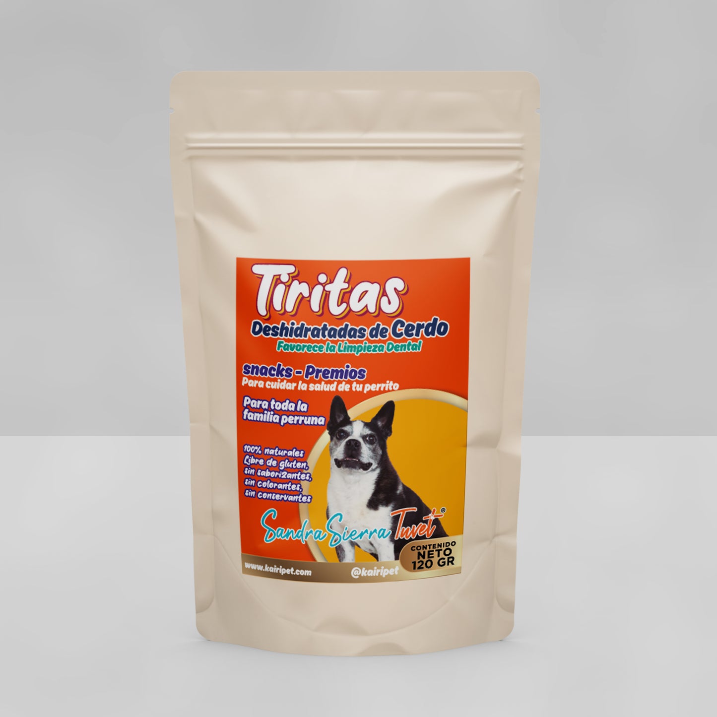 TIRITAS DE CERDO DESHIDRATADOS