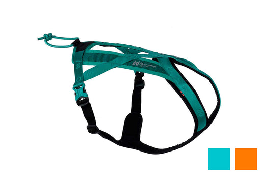 Rush harness turquesa detalle colores