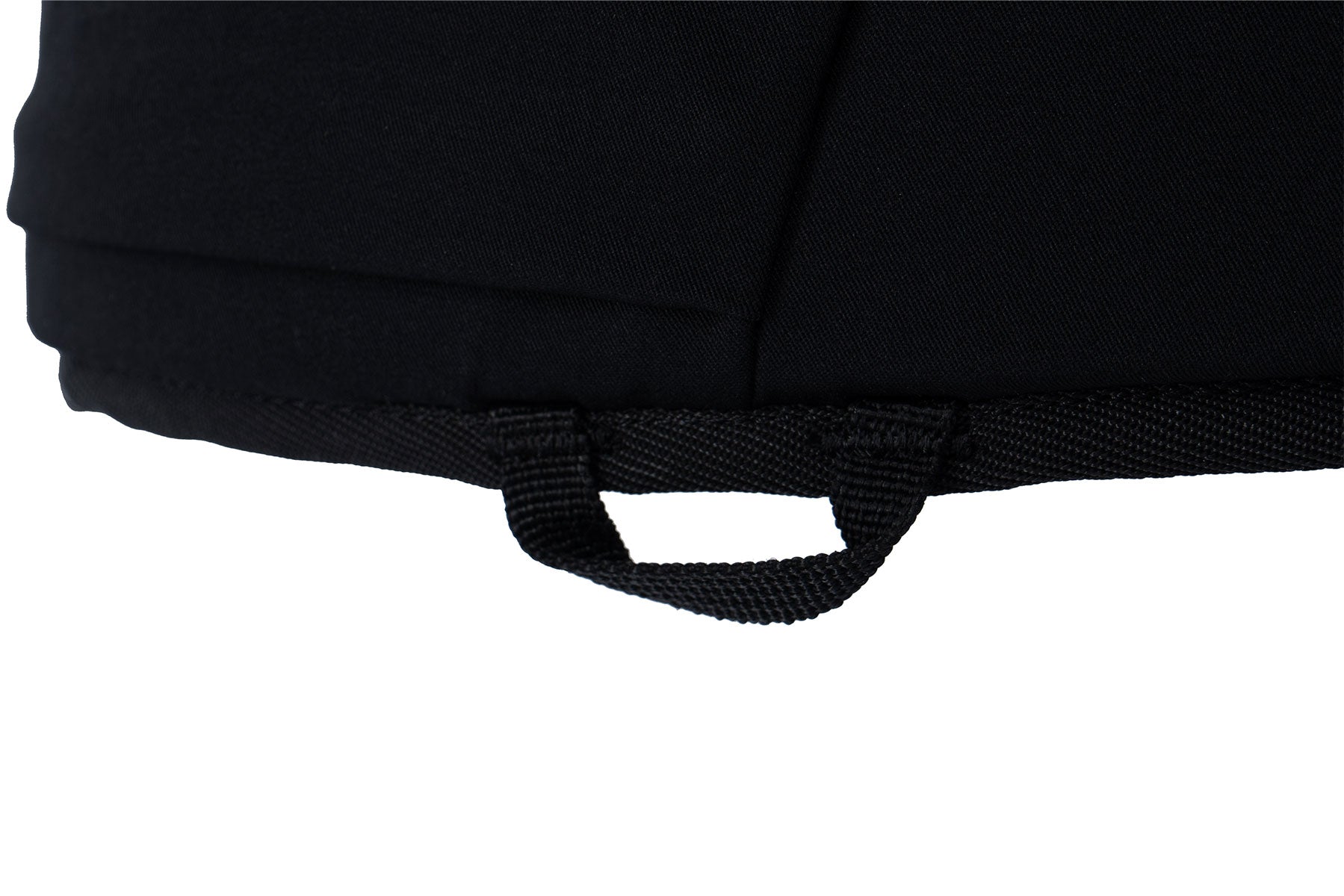 Cinturón canicross Rush belt Non-stop dogwear negro y turquesa enganche para las cintas de las piernas