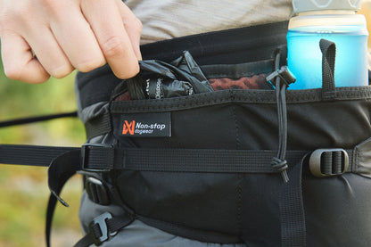 Non-stop dogwear Trail light Belt – Cinturón Multifuncional para Trail Running, Canicross y Trekking con Perros