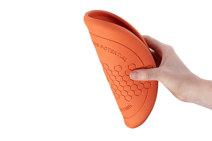 Frisbee Dog flying disc Non-stop dogwear doblado por una mano