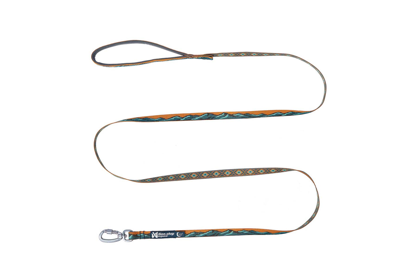 Correa Non-stop dogwear Trail quest leash Rachel Pohl Cobre y Turquesa