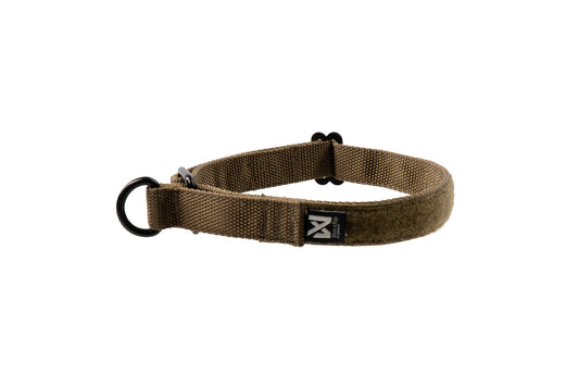 Solid Adjustable Collar WD Non-stop dogwear color oliva.
