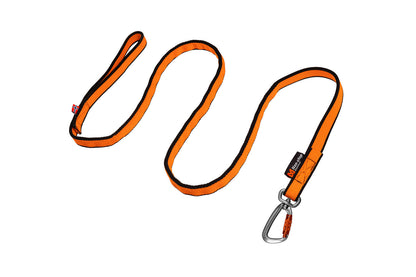 Correa de canicross bungee leash naranja