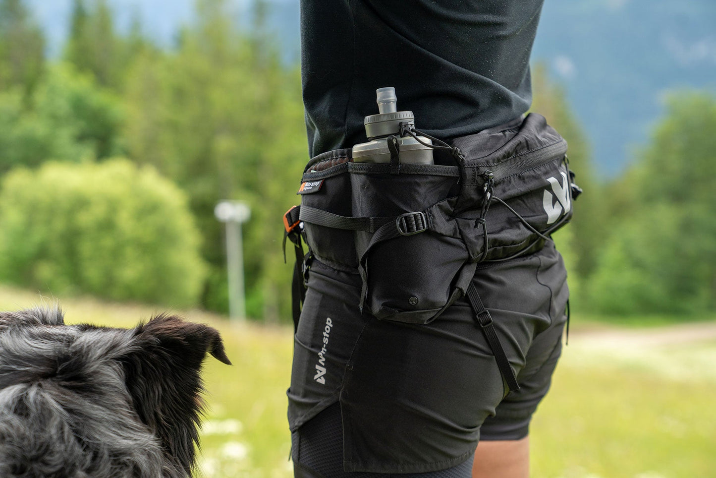 Botella softflask Non-stop en cinturón Trekking belt light